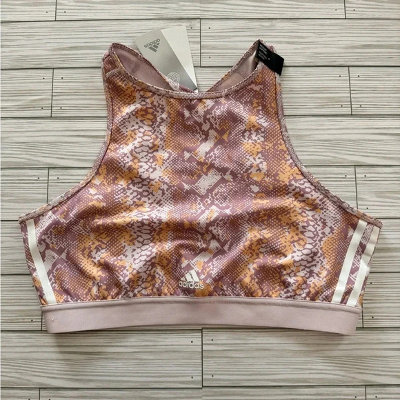 NWT | Adidas | Aeroready W LS Medium Support Training Sports Bra - Size XL DD - Picture 4 of 7